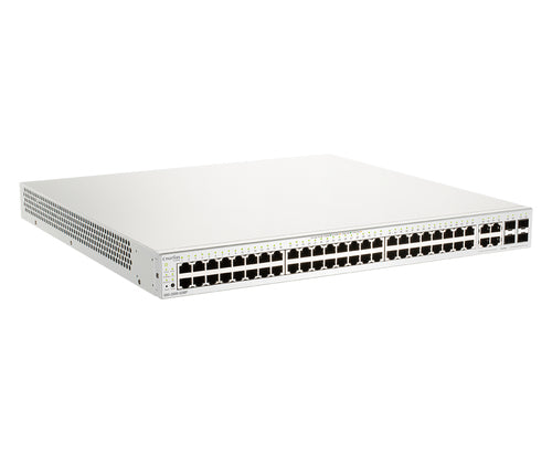 Network Switch D-Link DBS-2000-52MP 52-Port Gigabit PoE+ 370W 4x 1G Rack-Mounted