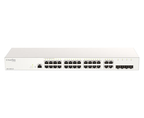 28-Port D-Link Gigabit Managed Network Switch L2 Rack Mounting