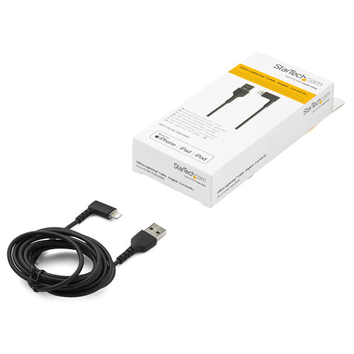 Lightning Cable StarTech.com RUSBLTMM2MBR 6ft USB A to Right-Angled Aramid Fiber