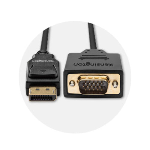 Video Cable Adapter Kensington K33024WW DisplayPort to VGA 1.8m