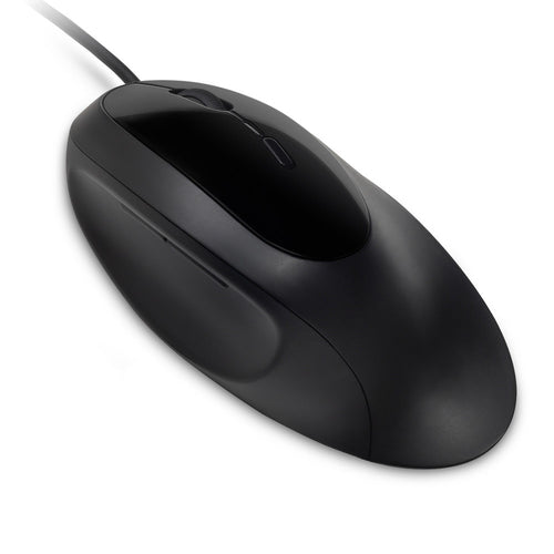 Kensington Pro Fit Ergo Kabelgebundene Maus – Rechtshänder, USB Typ-A, 3200 DPI, Schwarz