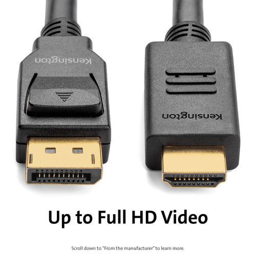 Kensington K33025WW 1.8m DisplayPort auf HDMI Video-Kabeladapter