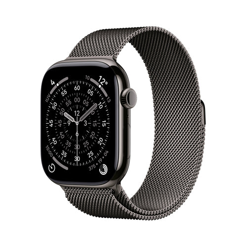 Apple Watch Series 11 GPS + Cellular 46mm Schieferfarbenes Titan OLED Touchscreen 64GB
