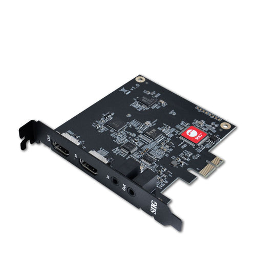 HDMI PCIe Interface Card Siig CE-H25111-S1 3.5mm Audio Black