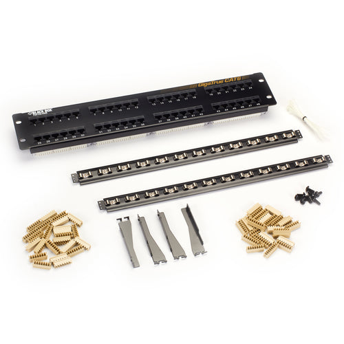 Patch Panel Black Box JPM612A-R8 Cat6 2U Rack-Mount Black