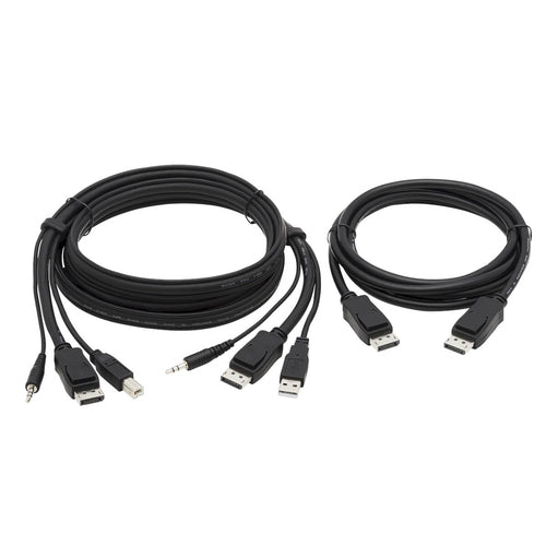 KVM Cable Tripp Lite P783-006-DP Dual DisplayPort 4K 6ft USB Audio