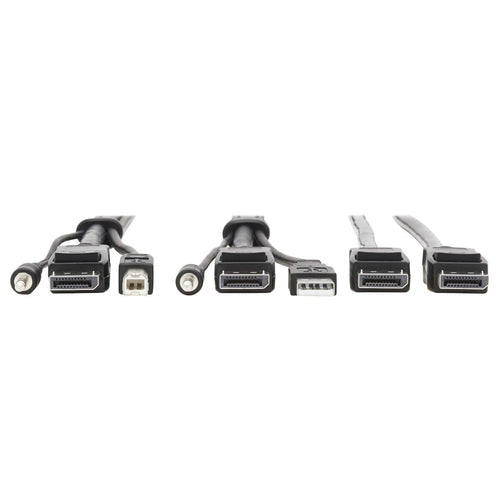KVM Cable Tripp Lite P783-006-DP Dual DisplayPort 4K 6ft USB Audio