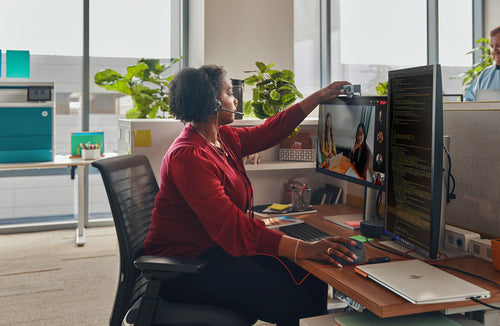 Poly Blackwire 3315 Monaural USB-C Headset +3.5mm Plug +USB-C/A Adapter