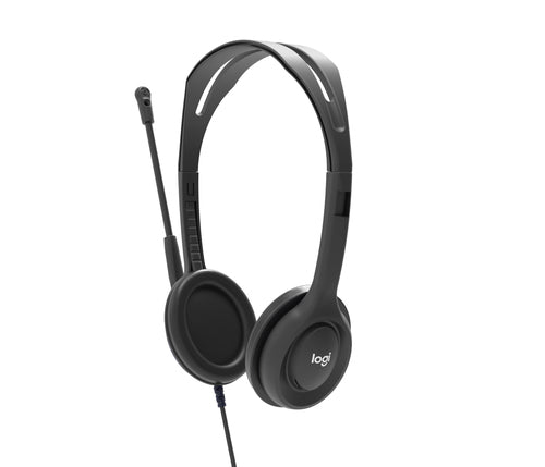Logitech H111 Kabelgebundenes Headset mit Mikrofon 20-20000 Hz Leichtgewicht 74g Büro/Call Center
