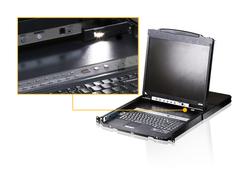 KVM-Switch ATEN CL5816N 1280x1024 SXGA Rackmontage 1HE Schwarz
