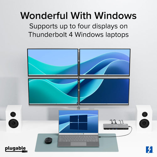 Plugable Technologies TBT-6950PD laptop dock/port replicator