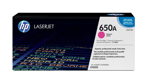 HP 650A Magenta Original LaserJet Toner Cartridge 15000 Pages