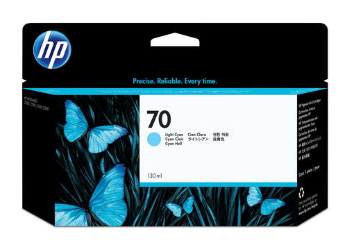 HP 70 Hellcyan Tintenpatrone 130 ml für DesignJet Drucker