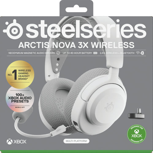 Wireless Headset Steelseries Arctis Nova 3X 20-22000 Hz Lightweight 260g