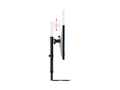 Freestanding Monitor Mount 27 Inch Adjustable Stand Black 6kg Capacity