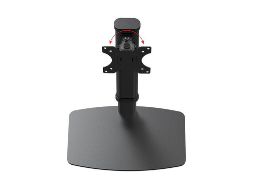 Freestanding Monitor Mount 27 Inch Adjustable Stand Black 6kg Capacity