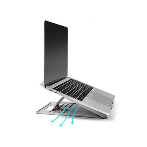 Kensington SmartFit Easy Riser Go Verstellbarer ergonomischer Laptop-Ständer – Grün – 14"
