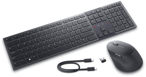Kabellose Tastatur- und Maus-Set DELL KM900 Bluetooth Scherenschalter Graphit