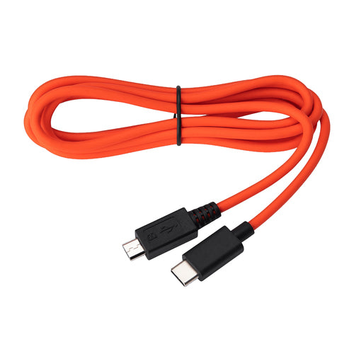 Jabra USB-C to Micro-USB Cable - 1.5m Tangerine - Reliable Charging and Data Transfer
