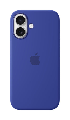 iPhone 16 Silicone Case with MagSafe Ultramarine Blue 6.1 inch