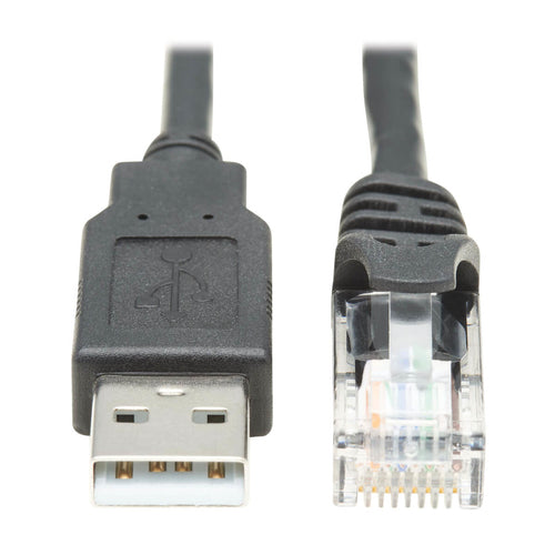 Console Cable Tripp Lite USB-A to RJ45 6ft 250Kbps Cisco Compatible