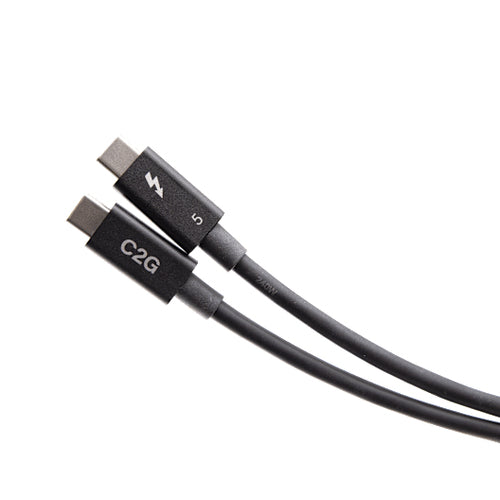 USB C Cable C2G 0.5m 80 Gbit/s Fast Data Transfer Black