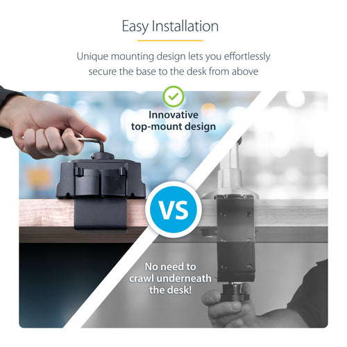 StarTech.com 3MP2AG-MONITOR-ARM monitor mount / stand