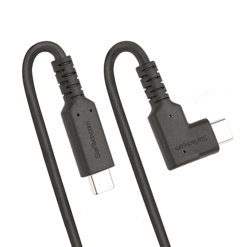 StarTech USB-C-Kabel RUSB31CC1MBR – 0,9 m langes rechtwinkliges 10-Gbit/s-Datenkabel