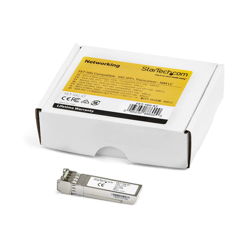 StarTech.com FET-10G-ST SFP+ Transceiver-Modul – 10GBASE-USR – 10-GbE-MMF-Glasfaser