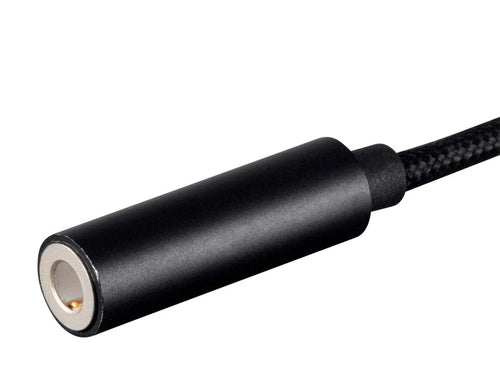 Mobile Phone Cable Monoprice 3.5mm to Lightning Aluminium Black