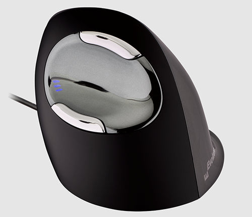 Evoluent VMDS Right-Hand Laser Mouse USB Type-A Black Silver
