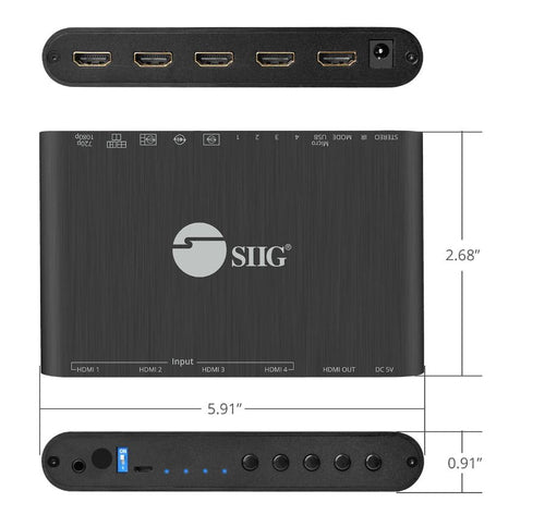 Siig CE-H25R11-S1 Video-Switch