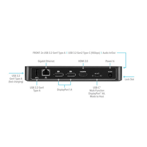 Targus DOCK430EUZ laptop dock/port replicator