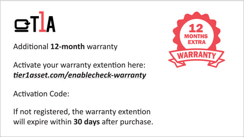 T1A 12 MTH. EXTENDED WARRANTY REFURBISHED
