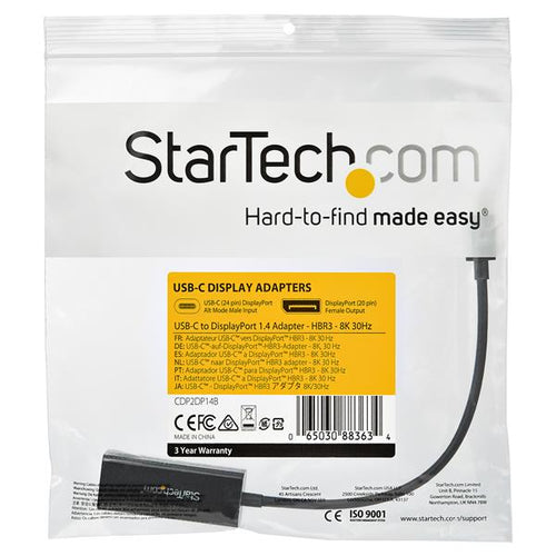 StarTech.com CDP2DP14B USB graphics adapter