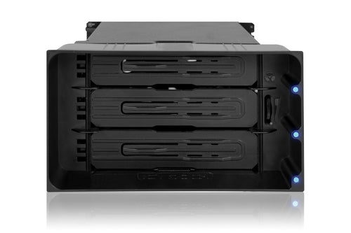 3.5 Inch Icy Dock MB830SP-B HDD Storage Drive Enclosure SAS SATA 6 Gbit/s Hot-swap