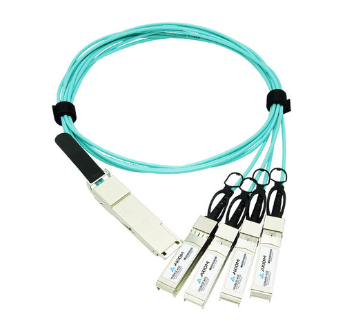 InfiniBand Fiber Optic Cable 3m AOC QSFP+ to 4x SFP+