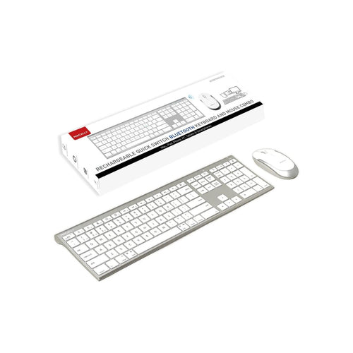 Wireless Keyboard Macally ACEBTKEYACB Bluetooth Scissor Key Layout Mouse Included
