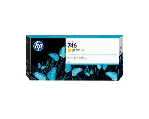 HP 746 Yellow DesignJet Ink Cartridge 300ml Thermal Inkjet for Z6/Z9 Printers