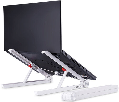 Laptop Stand CODi A09041 White Stainless Steel Adjustable Height
