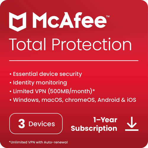 McAfee MTP00UNR3RDD security software
