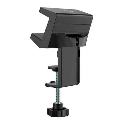 Universal Power Strip Desk Mount Adjustable Table Clamp Holder Aluminium Plastic Black