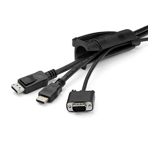 Cable Management Sleeve StarTech 1.5m Black Spiral 45mm Diameter