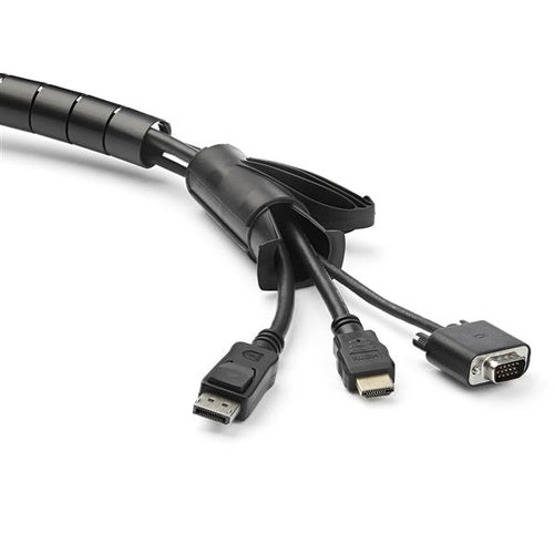 Cable Management Sleeve StarTech 1.5m Black Spiral 45mm Diameter
