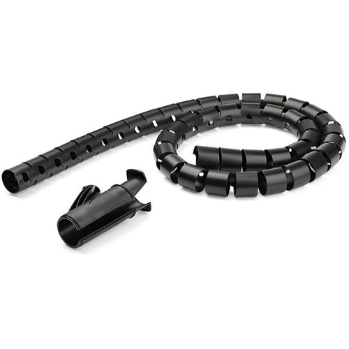 Cable Management Sleeve 2.5m Spiral Design 45mm Diameter Black