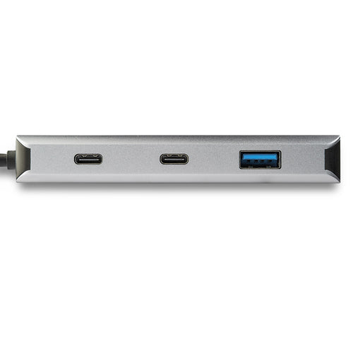 StarTech 4 Port USB C Hub - SuperSpeed 10 Gbit/s - Tragbarer USB Adapter - Aluminium