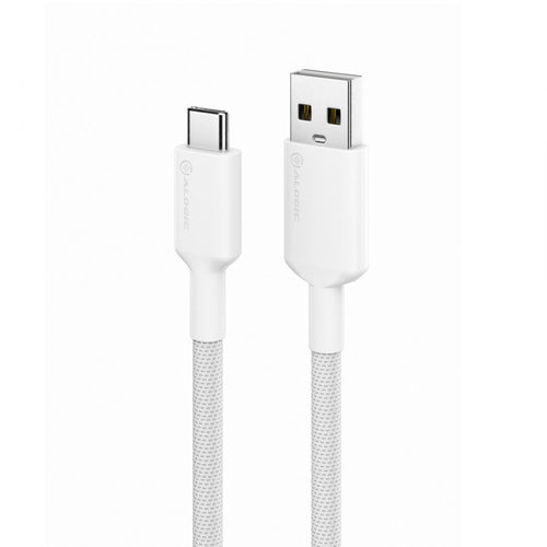 ALOGIC Elements Pro 1m USB-A to USB-C Cable - Data Transfer & Charging - White