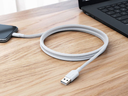 ALOGIC Elements Pro 1m USB-A to USB-C Cable - Data Transfer & Charging - White