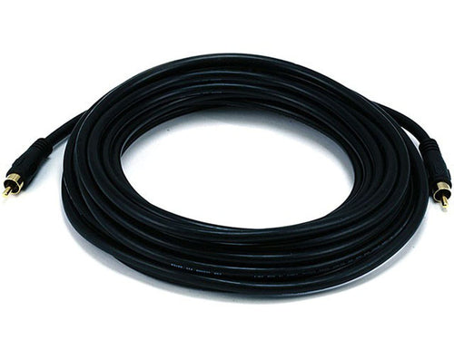 Coaxial Cable Monoprice 621 RG-59/U 7.62m RCA Black