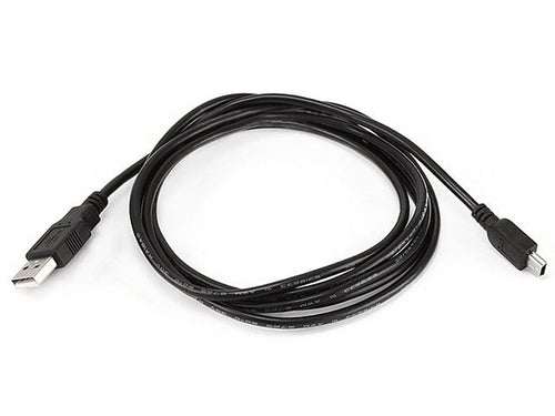 USB 2.0 A to Mini-B Cable 1.8m Monoprice 0.48 Gbit/s Black